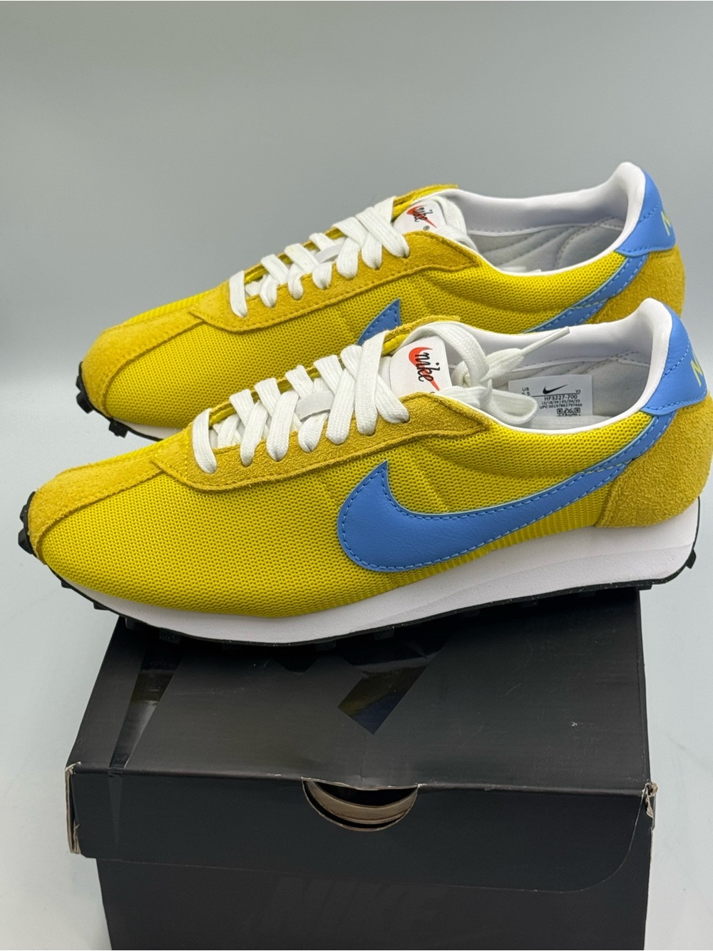 Nike LD-1000 Women’s 9.5 Lightning Yellow University Blue HF3227-700 NIB - Picture 4 of 13